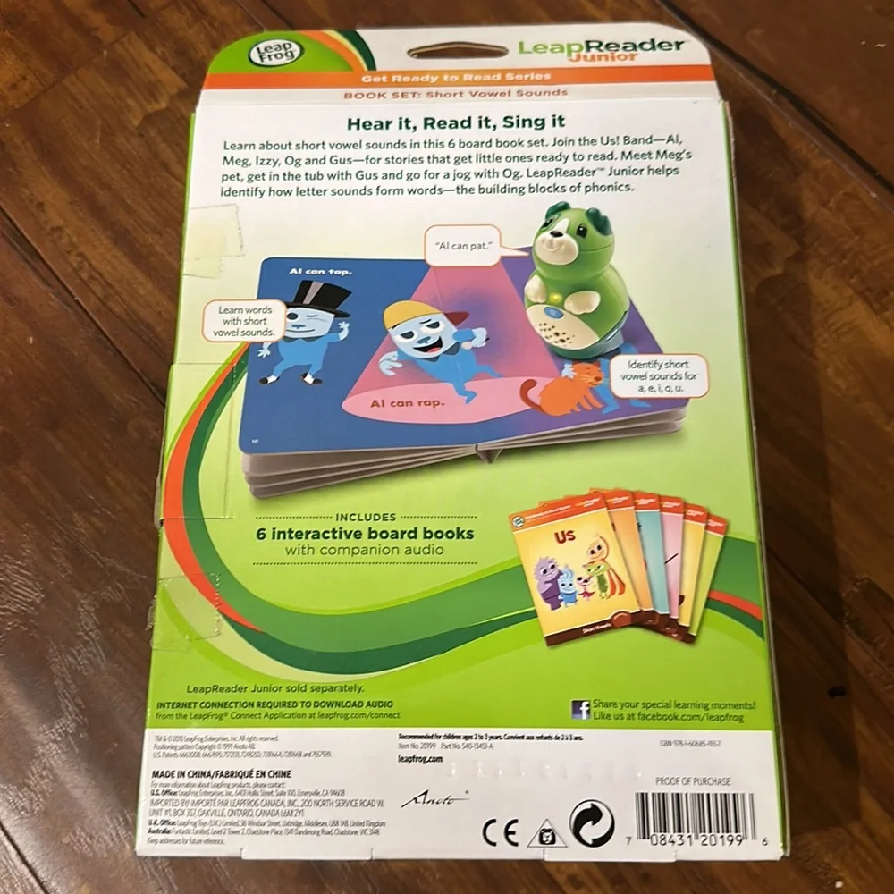 Leap frog Tag Leap Reader Jr ready to read 6 book‎ set NEW